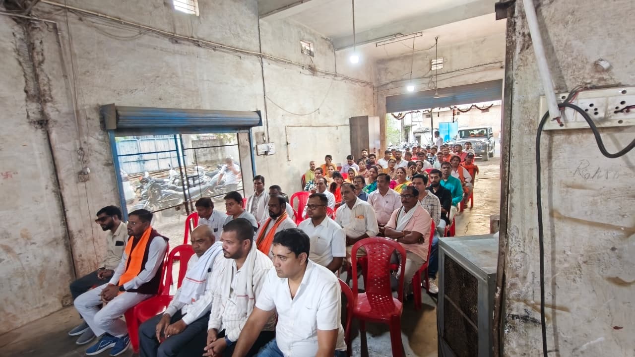 Photo of मोवा मंडल की मासिक बैठक, टिफिन बैठक